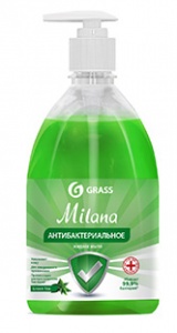 Жидкое мыло антибактериальное "Milana" Green Tea (флакон 500 мл)
